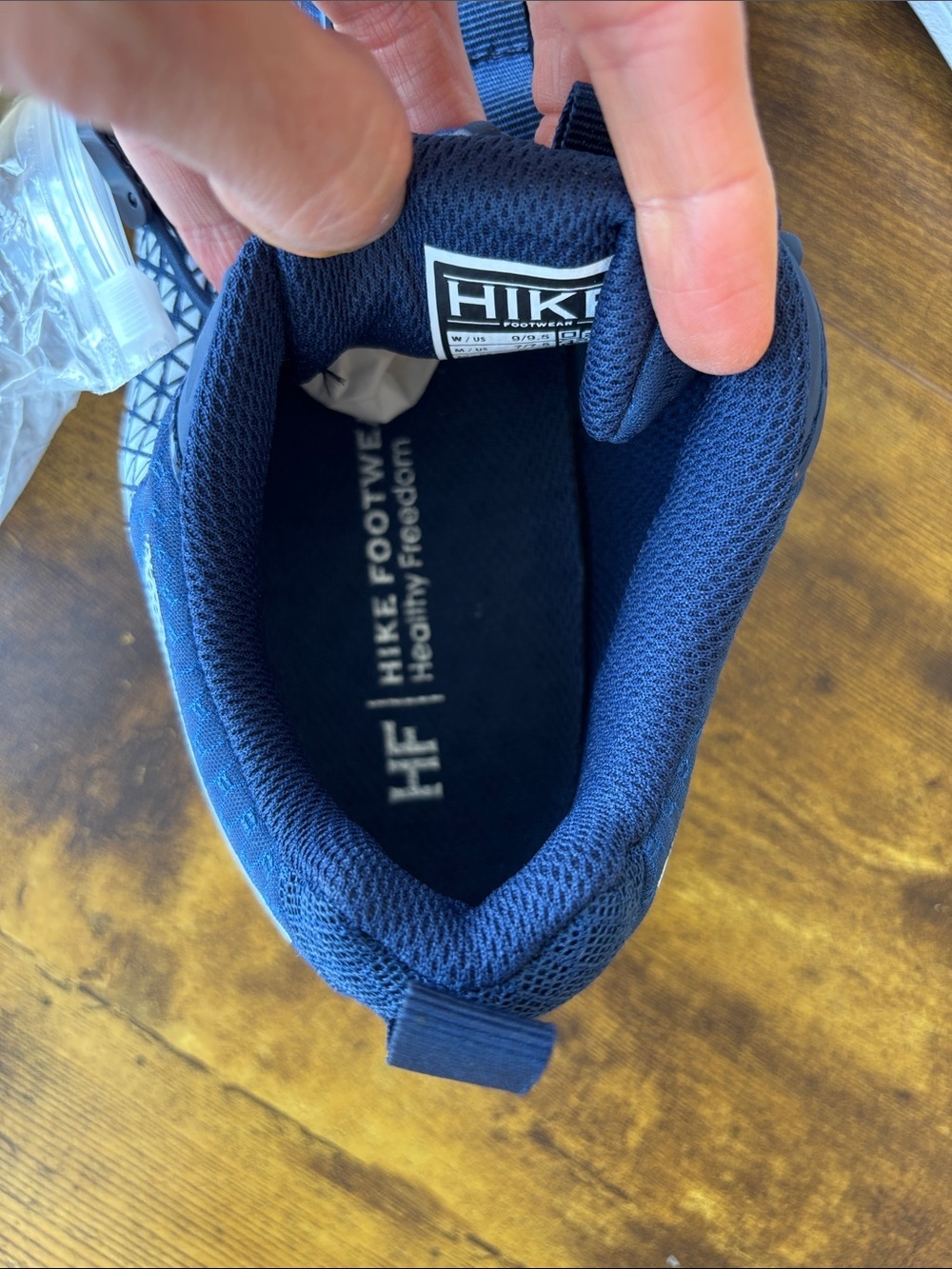 Hike Navy Athletic Shoes - Lightweight Everyday Trainer - Picture 7 of 10
